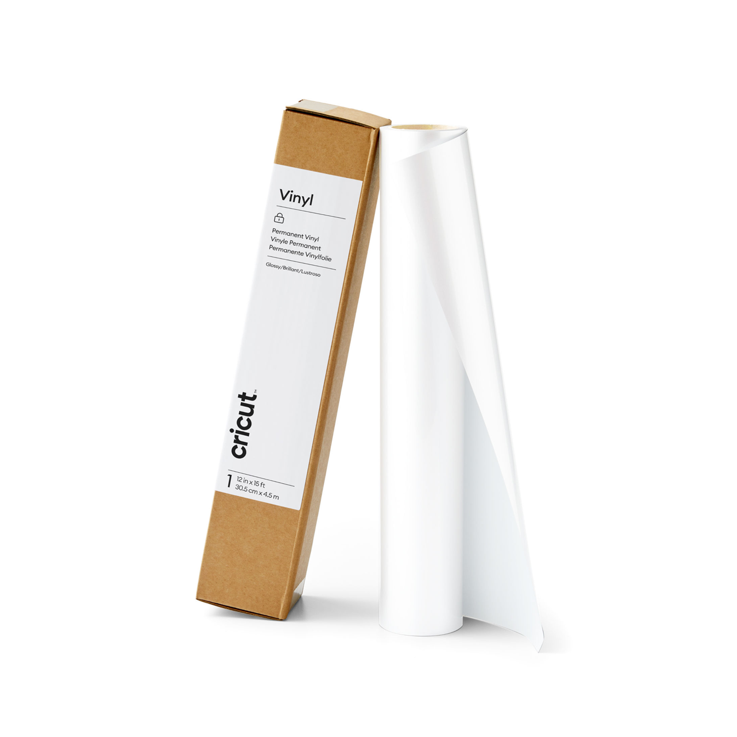 Cricut Premium Vinyl Removable White Bulk 30.5 cm X 914 cm